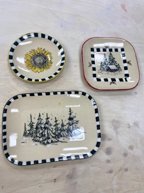 CLOSED- Hand-Painted Serving Set Aug 29 & Sept 12