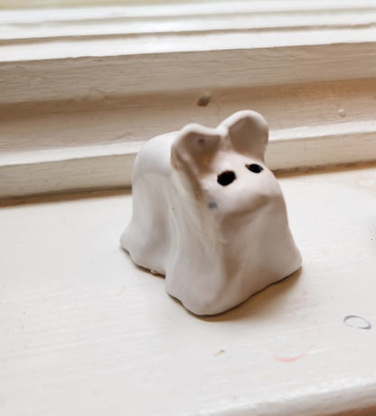 Handcrafted Halloween Pottery Miniatures – Cute Ghosts, Pumpkins, Cats & More (1”-4”)